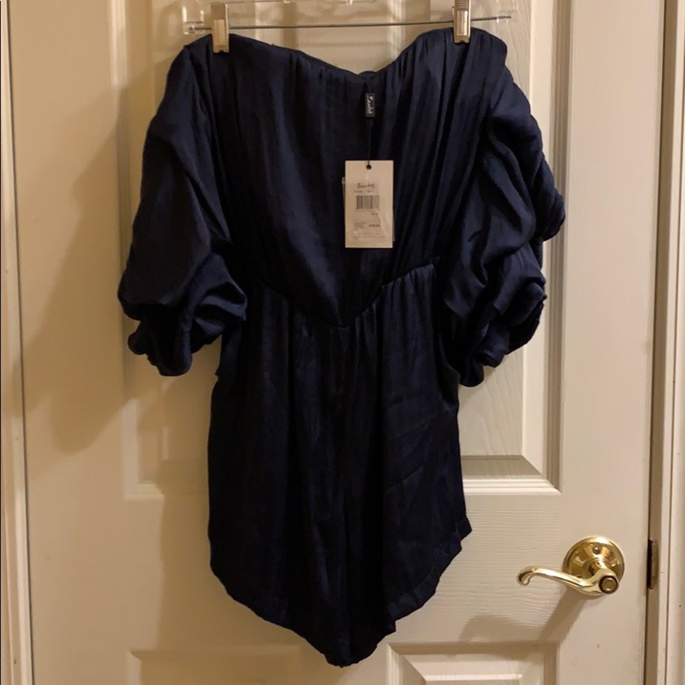 Bardot Strapless Romper